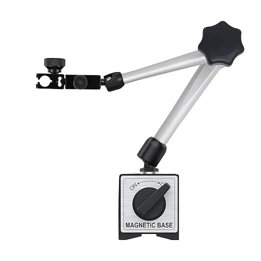 HDLNKAK Digital Dial Indicator Bore Gauges (2"-6"/0.0005") + Magnetic Base Stand 176 lbs / 80 kg Max Pull