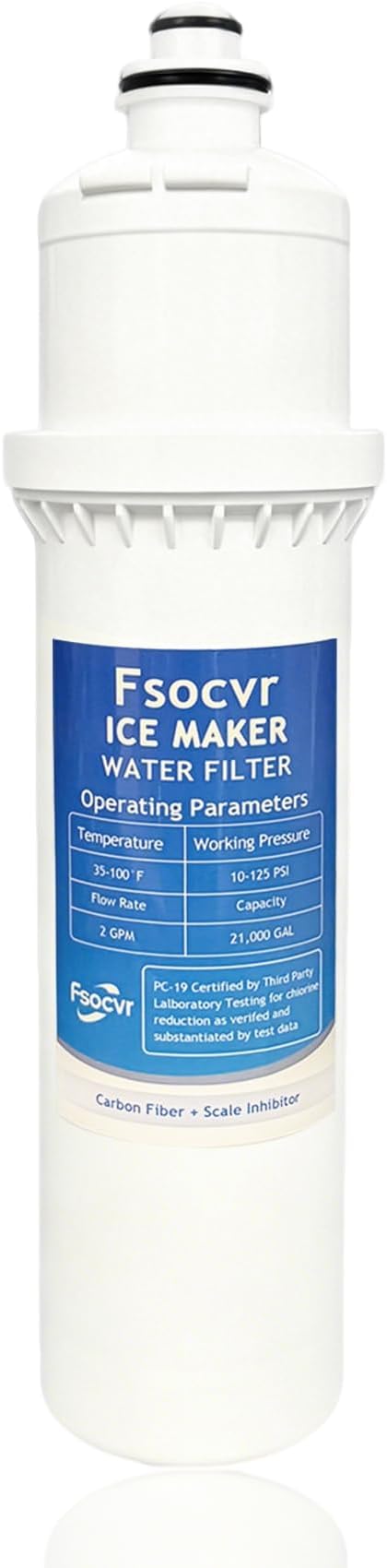 4HC-H Water Filter, Compatible with H9655-11, Filtration System H9320-51, H9320-52, and H9320-53, for Hoshizaki 4HC-H Replacement Water Filter Cartridge 1 Pack