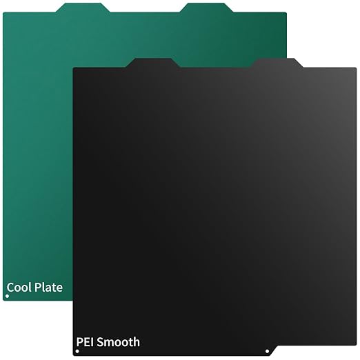 Upgraded Low-Temp Cool Plate+ Smooth PEI Build Plate for Bambu lab A1 Mini Double-Sided Textured Cold Plate and Import Smooth PEI Sheet Spring Steel Removable Printed Bed ONLY for A1 Mini 3D Printer