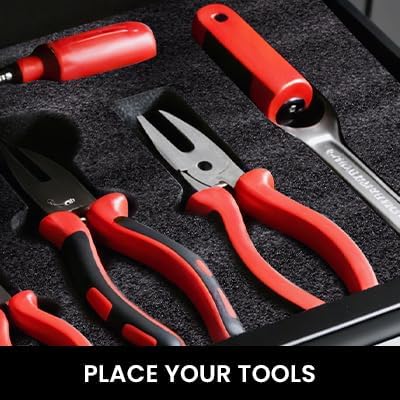 Tool Box Foam, 2Pack 48x24x2 inch, Foam Inserts for Cases,Cuttable Polyethylene Storage Sheets for Toolbox Hard Case,Drawer Camera Toolbox Storage, Tool Shadow Insert