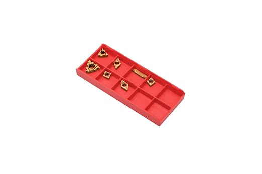 14 Pcs Turning Inserts for 3/8'' 10mm Turning Grooving Threading Boring Carbide Inserts Carbide Turning Tool