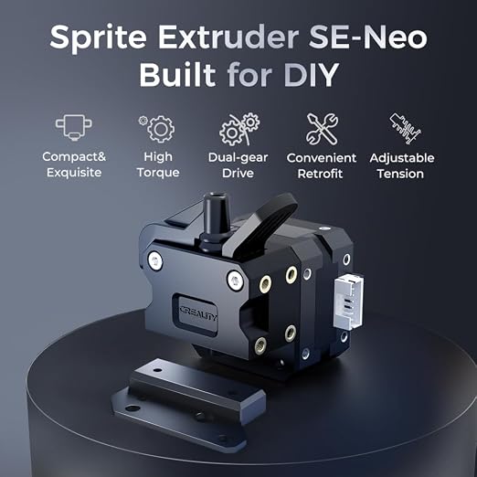 Official Creality Sprite Direct Drive SE Neo Kit for Ender 3 Neo Series, 3D Printers Extruder Upgrades Kit with Dual Gear, High Torque for Ender 3 Neo/Ender 3 V2 Neo/Ender 3 Max Neo/Ender 2 Pro