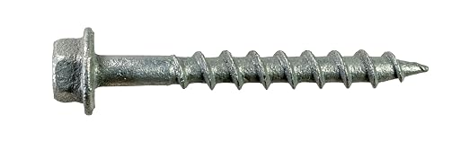 Simpson Strong-Tie SD9112R500 Strong-Drive SD Connector Screw #9 x 1-1/2 in. 1/4-Hex Drive, Mech. Galv. (500-Qty)