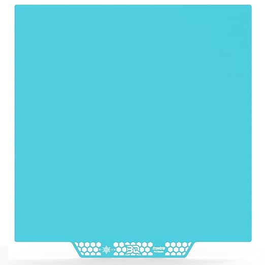 BIQU CryoGrip Pro Glacier Build Plate for Voron 300, Qidi Plus 4 3D Printers, Double-Sided Fine Textured Spring Steel Sheet, Firm Adhesion, 300 x 300mm, 1 Piece