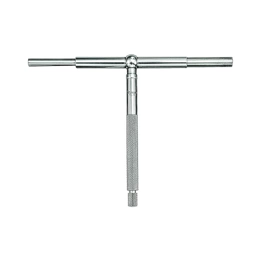 Starrett Telescoping Gage, Self-Centering with Two Arms - Ideal for Determining True Size of Holes, Slots and Recesses - 3-1/2" - 6" Range, 2-3/8" Handle Length - 579F