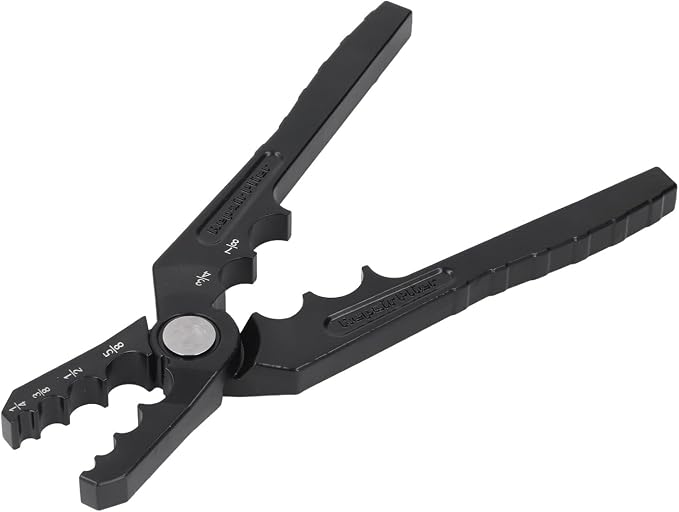 Copper Tube Rounder, Manual Pliers Tool Flat Tube Repairer Pliers Copper Pipe Rounder with 6 Hole Fits 1/4" 3/8" 1/2" 5/8" 3/4" 7/8" Pipes