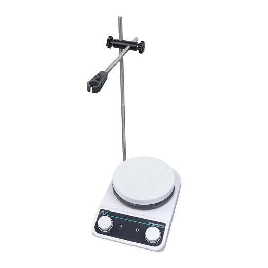 3L Magnetic Mixer Hotplate Mixer 200-1500rpm Fit for Industrial, Agricultural,and Scientific Research Institutions