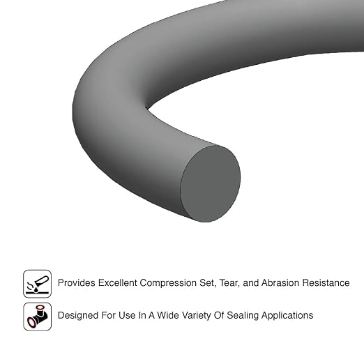 Viton O-Ring Kit, Black, Viton, 75A Durometer, 30-Sizes (Pack of 382 Pieces)