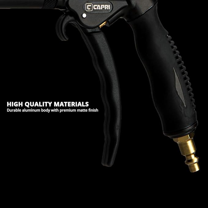 Capri Tools - CP21350 Windstorm EX High Performance Air Blow Gun with Adjustable Air Flow and Extended Nozzle
