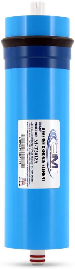 300 GPD Tankless Reverse Osmosis Membrane | Tankless RO Membrane Water Filter Replacement for Reverse Osmosis Water Filtration System | 3" x 12" Universal Compatibility | Made in USA