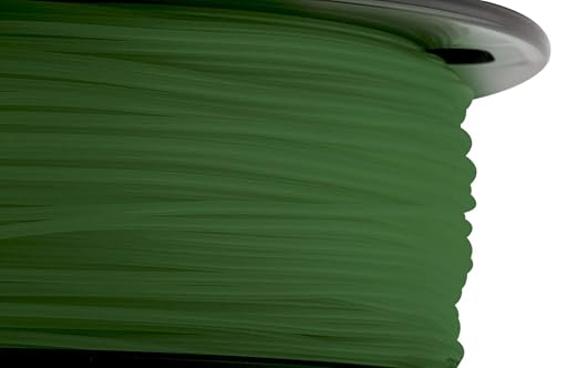 HATCHBOX PLA 3D Printer Filament, Dimensional Accuracy +/- 0.03 mm, 1 kg Spool, 1.75 mm, Glow in The Dark
