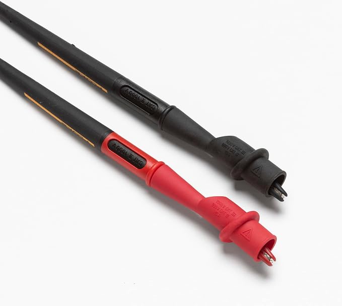 Fluke AC175 Threaded Slide-on Alligator Clip Set with Flexible Boots