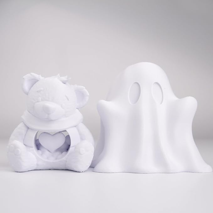 eSUN PLA Basic Filament 1.75mm, 1KG Spool (2.2 LBS) High Speed Printing 3D Printer PLA Filament, Designed for Fast Printing, Cold White 2Pack