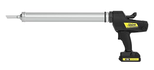 Albion Engineering DL-59-T13E Special Deluxe Cordless Bulk Caulking Gun, 18V, 30 oz