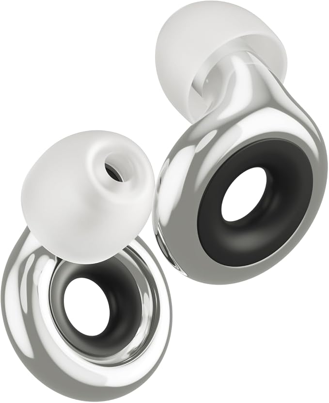 Loop Experience 2 Plus Ear Plugs – Stylish Certified Hearing Protection for Concerts & Festivals, Live Events, Sports, DJs & Nightlife – 17dB Noise Reduction, (High-Fidelity) + Mute for extra coverage
