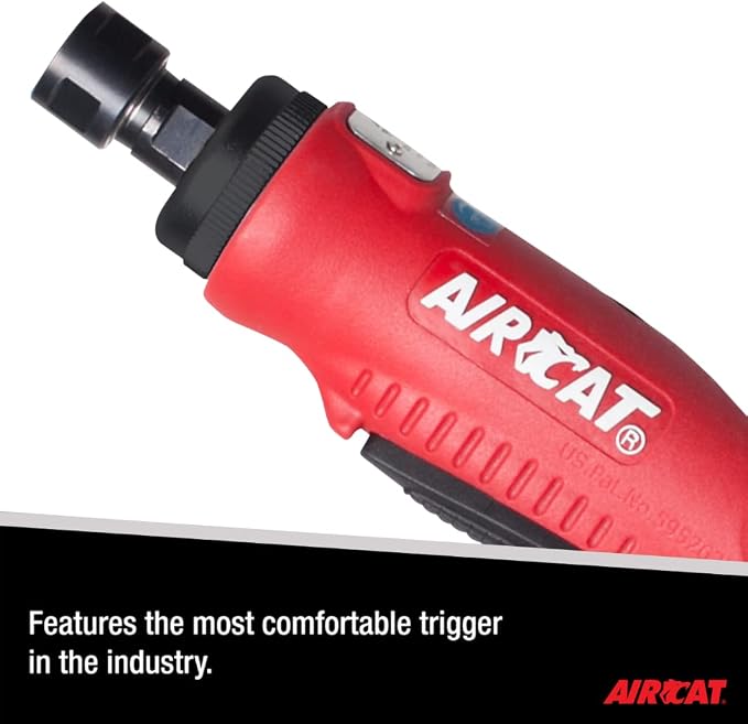 AIRCAT Pneumatic Tools 6201: .5 HP Composite Straight Die Grinder 22,000 RPM