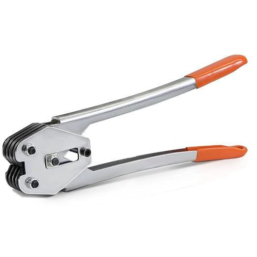 Strapping Sealer/Crimper for 1/2" Polypropylene (PP) Strapping Band Manual Banding Tool with 15” Extended