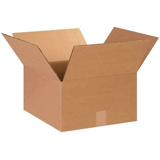 AVIDITI 14 x 14 x 8 Corrugated Cardboard Boxes, Medium 14"L x 14"W x 8"H, Pack of 25 | Shipping, Packaging, Moving, Storage Box for Home or Business, Strong Wholesale Bulk Boxes