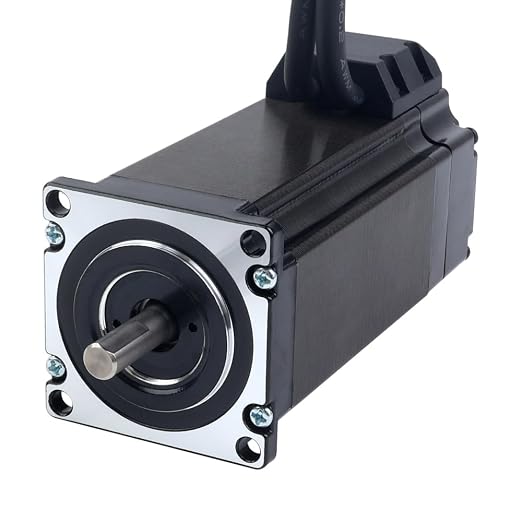 STEPPERONLINE Closed Loop Stepper Motor 1 Axis CNC KIT 3.0 Nm/424.92oz.in 5.0A Nema 23 Motor with 1.5 Meter Cables & 0-7.0A 24-50VDC Closed Loop Stepper Driver CL57Y