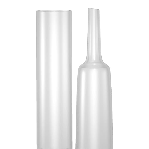 Diameter 1 Inch Dual Wall Clear Heat Shrink Tubing 3:1, 4Ft Long Electrical Shrink Tube for Wires,Marine Grade Shrink Tube with Adhesive Lined Waterproof