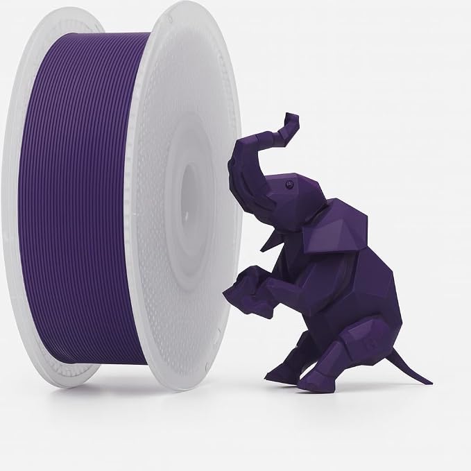 Bambu Lab PLA Filament Matte 3D Printer Filament 1.75mm PLA 1kg High Tenacity - Indigo Purple (10701) - Spool