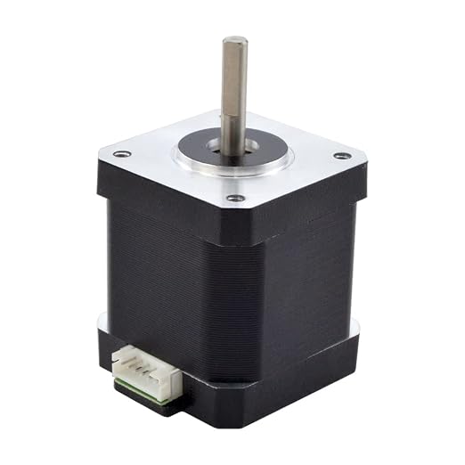 STEPPERONLINE Nema 17 Stepper Motor 2A 55Ncm Bipolar 1.8 Degree 4-Lead for 3D Printer CNC Extruder,1 Pack