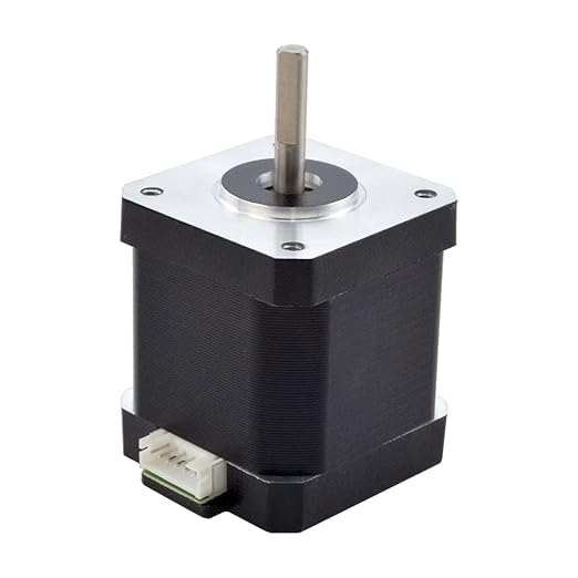STEPPERONLINE Nema 17 Stepper Motor 2A 55Ncm Bipolar 1.8 Degree 4-Lead for 3D Printer CNC Extruder, 5 Pack