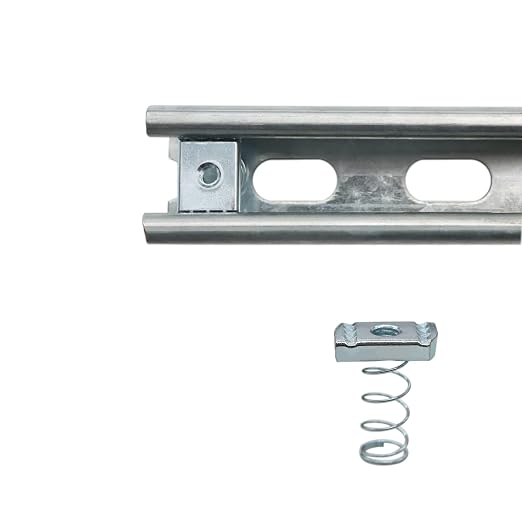(100) Strut Channel Nuts, 1/4-20 Spring Channel Nuts with Zinc Electroplate Finish, Long Spring Nuts Great for Use with Strut Channel (100 Pack)