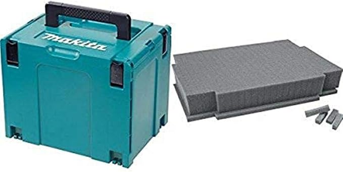 Makita 197213-3 Interlocking Case, X-Large 12-1/2" x 15-1/2" x 11-5/8" with Customizable Foam Insert