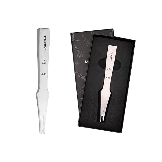 WUTA Leather Chisel All-Polished Die-Steel Puncher French Style Pricking Iron Sharp Leather Punching Tool Kits
