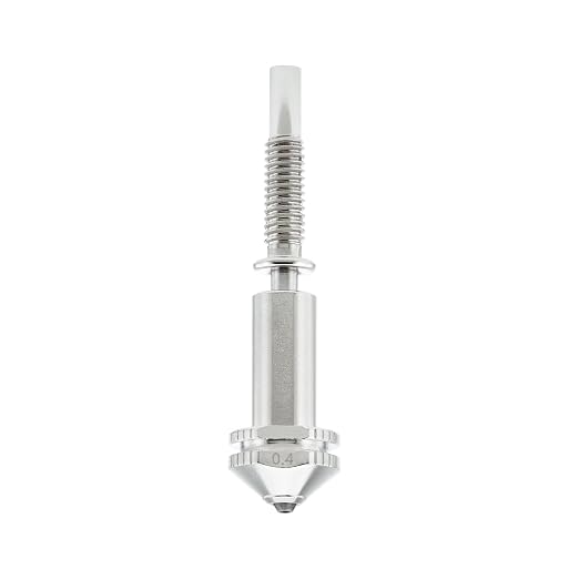 Rapid Change Tungsten Carbide Nozzle 0.4mm for E3D Revo HotEnd, Less Brittle, High Thermal Conductivity Abrasion Resistance for Precision Additive Manufacturing