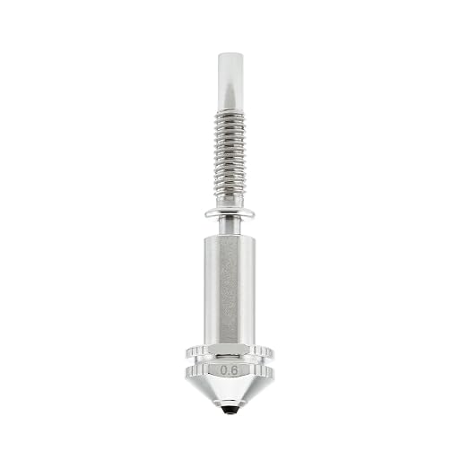 Rapid Change Diamond PCD Nozzle 0.6mm for E3D Revo HotEnd, Exceptional Hardness, Excellent Thermal Conductivity