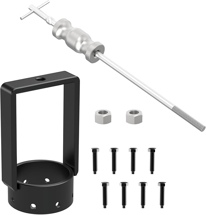 CV Axle Removal Tool Kit with Slide Hammer, Heavy-Duty 3.75 Inch (95mm) Inner CV Joint Puller Set, Reinforced Axle Shaft Extractor for ATV UTV and FWD Vehicles