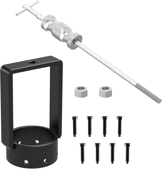 CV Axle Removal Tool Kit with Slide Hammer, Heavy-Duty 3.75 Inch (95mm) Inner CV Joint Puller Set, Reinforced Axle Shaft Extractor for ATV UTV and FWD Vehicles