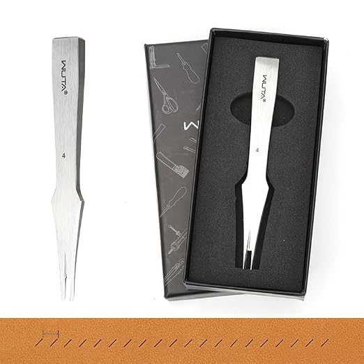WUTA Leather Chisel All-Polished Die-Steel Puncher French Style Pricking Iron Sharp Leather Punching Tool Kits