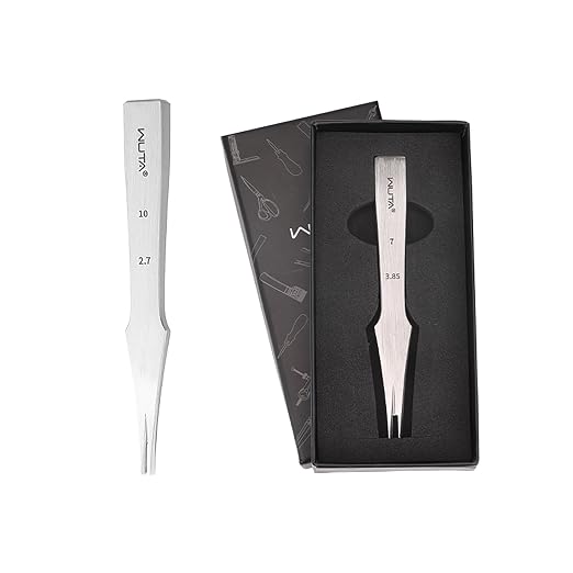 WUTA Leather Chisel All-Polished Die-Steel Puncher French Style Pricking Iron Sharp Leather Punching Tool Kits