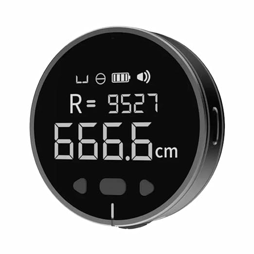 HomeMagician 324 Ft Electronic Digital Tape Measure with LCD Display Digital Ruler Rechargeable Small Smart Rolling Measuring Tool for Flat Curved Diameter Odd Shape Ideal Surprise for You