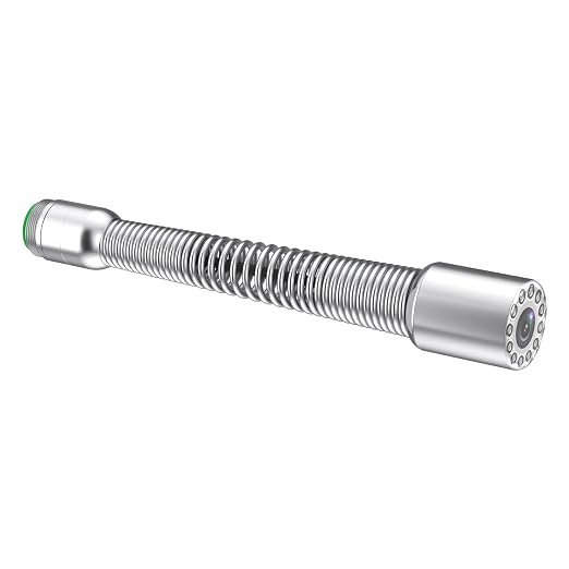 Sanyipace Sewer Camera Probe, 1080P Resolution, 23mm/0.9in Drain Camera Probe, 12pcs LED Lights, IP68 Waterproof, Sewer Camera Accessories, Plumbing Tools (Model: S8951DM)