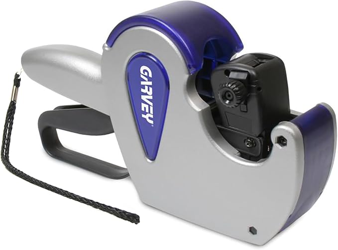 Garvey 22-6 Digit Single line, Price Marking Gun Date Code Labeler, Compatible to 22 x 12 Labels (22-6/I2212-20000), Sliver/Blue