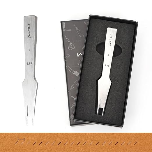 WUTA Leather Chisel All-Polished Die-Steel Puncher French Style Pricking Iron Sharp Leather Punching Tool Kits