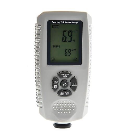 Coating Thickness Gauge Digital Paint Thickness Meter Tester with Tool Box Range 0~1500um
