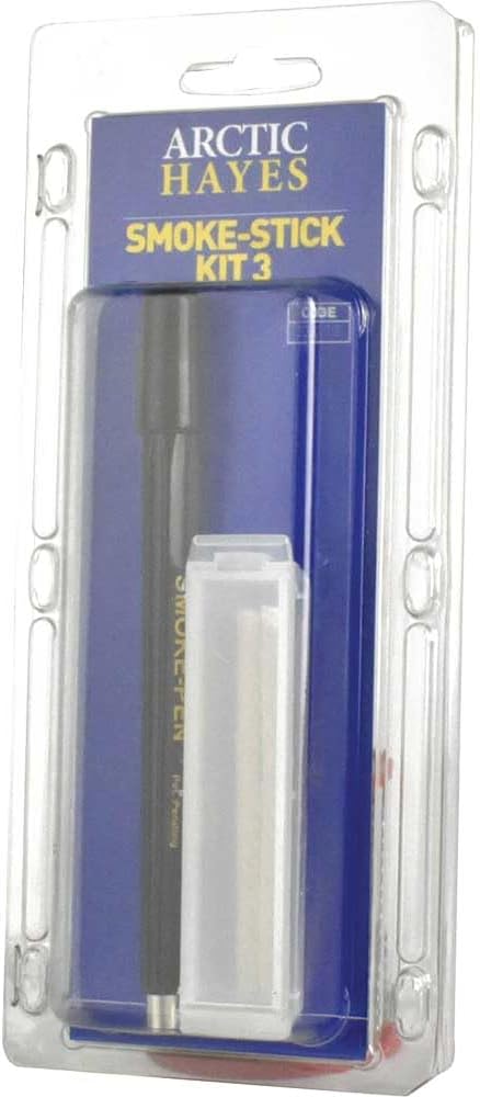 Arctic Hayes 333113 1 x Pen Kit with 3 Smoke Sticks, Test Slight Air-Movement, Gas Mandatory CO Spillage Checks of Boiler/Case Sills, Orange