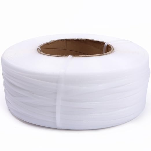 U.S. Solid 1/2 inch x 5480 Ft Hand Grade Polypropylene PP Strapping Roll of 8" Core Size, 400 lbs Break Strength Packing Straps