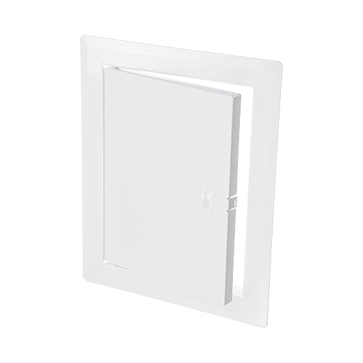 6" x 8" White Metal Access Door. Plumbing, Electricity, Heating, Alarm Wall Access Panel for Drywall