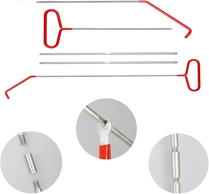 Portable Repair Tools,Magnetic Flexible Claw Grabber Pickup Tool with Bright LED Light