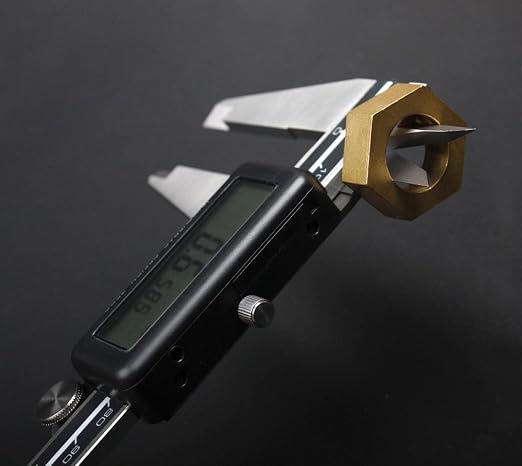Accusize Industrial Tools Digital Caliper, 12 in/300 mm, 1110-0838 | 300 mm/12 in Range, 0.01 mm/0.0005 in/1/128 in Resolution, ±0.04 mm Accuracy, Metric/Inch/Fractional, Full Screen LCD