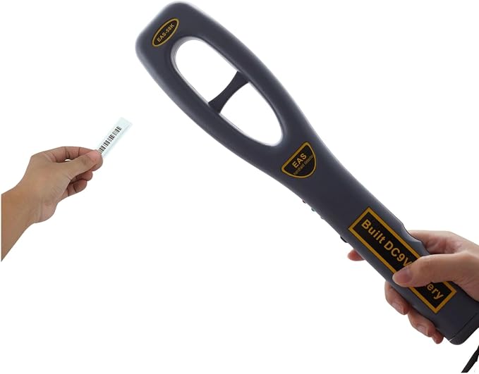 AM 58KHZ Handheld Retail Anti - Theft Equipment - Security Tags Checker with Sound, Light & Vibration Alarms for Retail Security