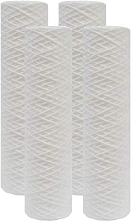 Compatible for WHKF-WHSW String Wound 5 Micron Sediment Water Filters - 4-Pack- by IPW Industries Inc.