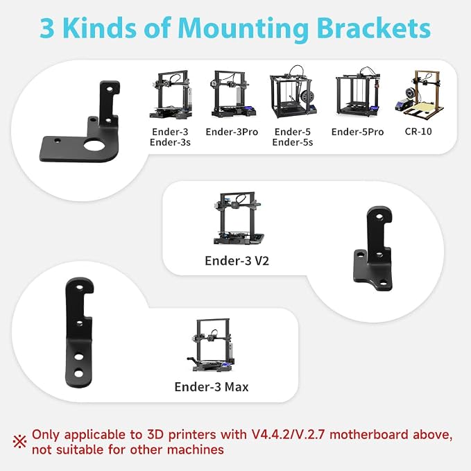 Creality CR Touch Auto Leveling Kit, 3D Printer Bed Auto Leveling Sensor Kit for Ender 3/ Ender 3 Pro/Ender 3 V2/ Ender 3 Max/Ender 5/Ender 5 Pro and CR 10 with 32 Bit V4.2.2/V4.2.7 Mainboard