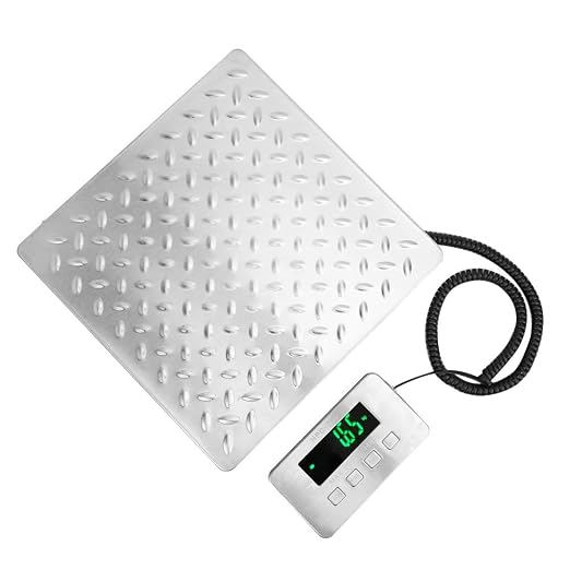 440lb Heavy Duty Digital Shipping Postal Scale, Double Range Express Luggage Baggage Weighing Electronic Scale with Stainless Steel Large, Post Office Postal Scale and Luggage